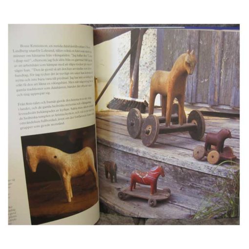 Book about DALA HORSES Swedish Mosey Hjort - RARE like New - Image 3