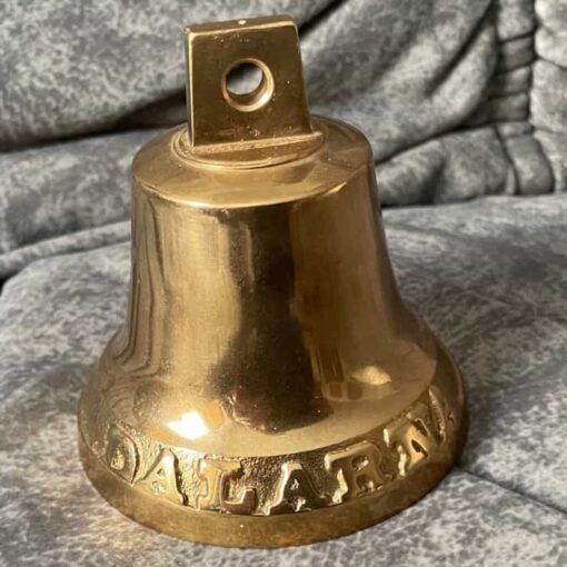 A BELL made of bronze/brass text ”Dalarna”  Swedish