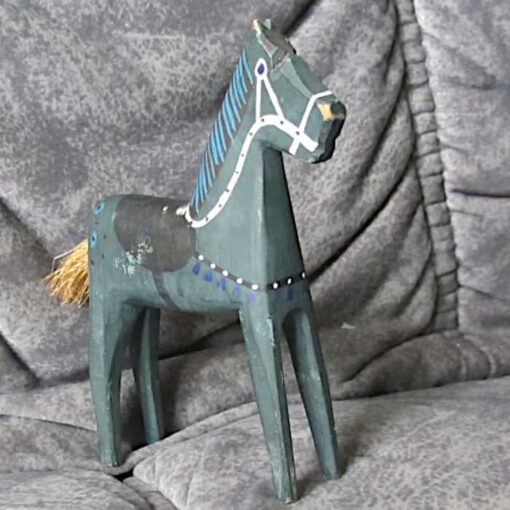 Swedish DALA HORSE – 5.3 inch. Falu-horse RARE - Image 3