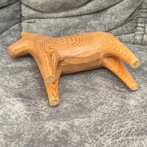 Unpainted DALA HORSE – 5.1 inch. GRAINS - Image 4