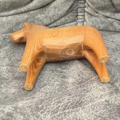 Unpainted DALA HORSE – 5.1 inch. GRAINS - Image 4