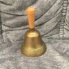 Swedish DINGLE with wooden handle stamped E.M. Mora - brass