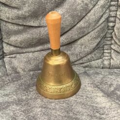 Swedish DINGLE with wooden handle stamped E.M. Mora - brass