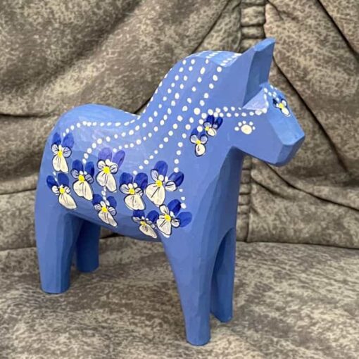 Swedish DALA HORSE – 5.1 inch. - Ludvika signed dated - Image 3