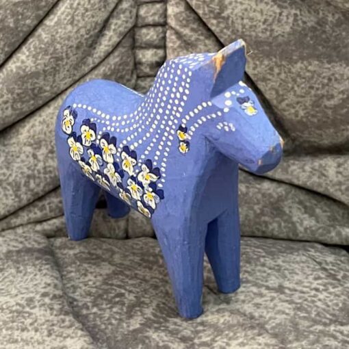 Swedish vintage DALA HORSE – 4 inch. - Ludvika signed - Image 3