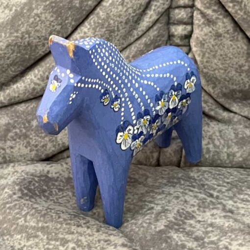 Swedish vintage DALA HORSE – 4 inch. - Ludvika signed - Image 4