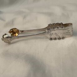 SAMI SILVER SUGAR TONGS ornaments 1946 Sweden