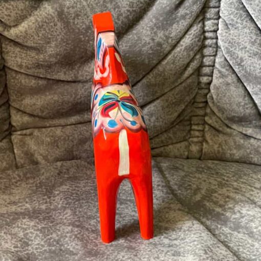 Two DALA HORSES 5 inch. / 4 inch. one old (not dipped) Swedish - Image 8
