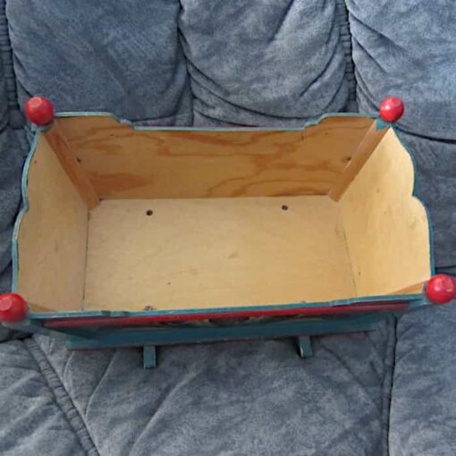 An old rocking DOLL CRADLE w. kurbits painting - Leksand Swedish - Image 8