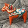 Swedish vintage DALA HORSE – 6.5 inch TAG