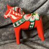 Swedish vintage DALA HORSE – 3 inch Mora