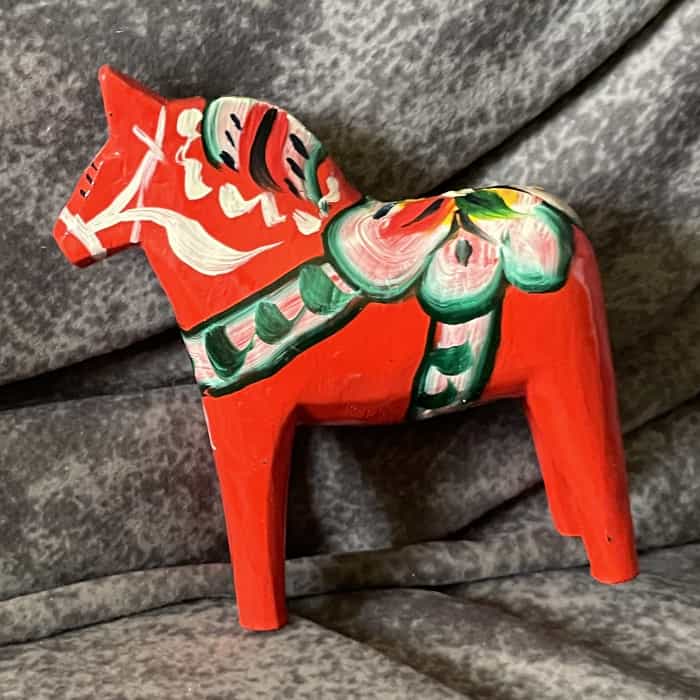 Swedish vintage DALA HORSE – 3 inch Mora
