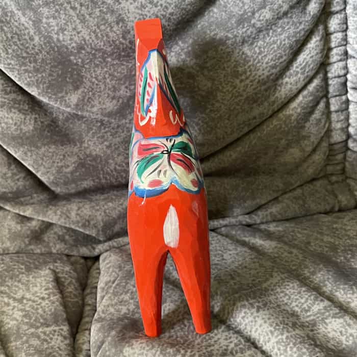 Swedish vintage DALA HORSE – 5 inch, TAG - Image 2
