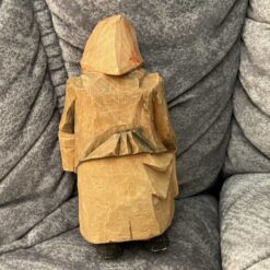Swedish CARVED “WOMAN w. basket” G. Nilsson 6.5 inch. - Image 4