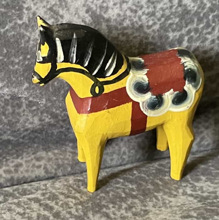 DALA HORSE – 2 inch. - Leksand split ears Swedish