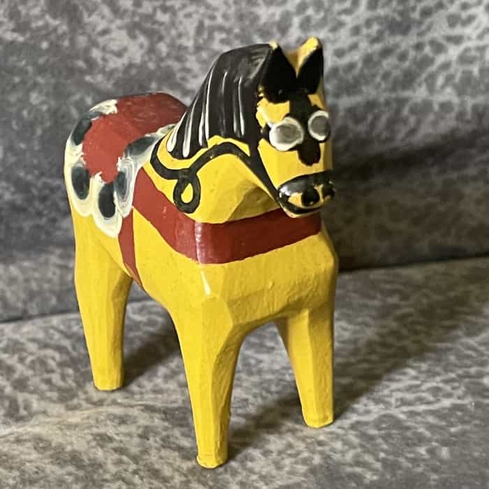 DALA HORSE – 2 inch. - Leksand split ears Swedish - Image 4