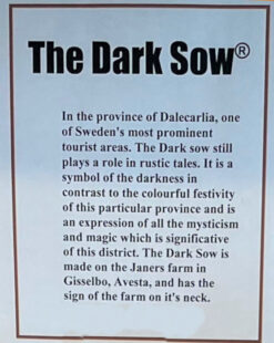 Swedish "MORKSUGGAN" symbol darkness Dalarna - NEW - Image 6