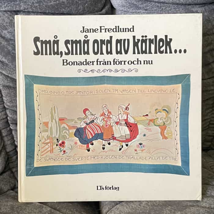 Swedish book WALLHANGERS embroidery by Jane Fredlund