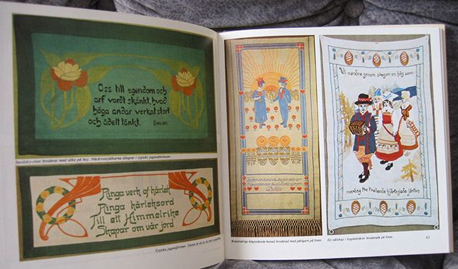Swedish book WALLHANGERS embroidery by Jane Fredlund - Image 7