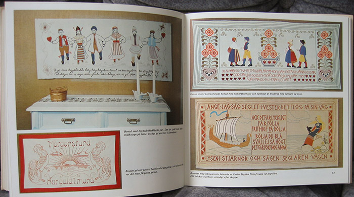 Swedish book WALLHANGERS embroidery by Jane Fredlund - Image 8