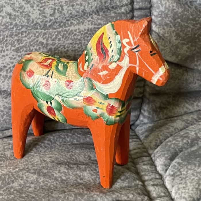 Swedish vintage DALA HORSE – 4 inch, - Image 3