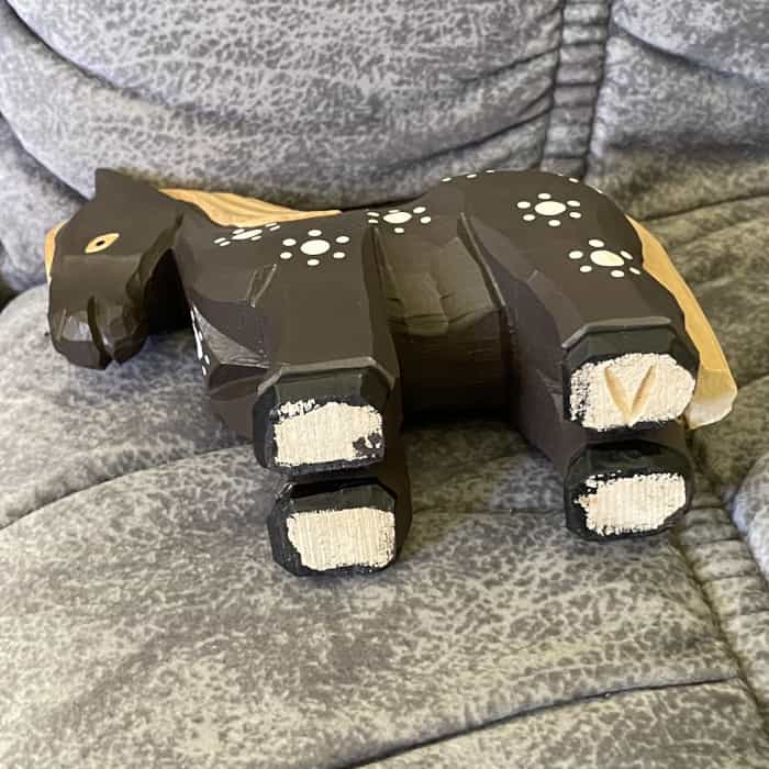 Swedish brown SMALAND HORSE – 5.5 inch - Image 5
