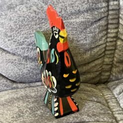 Swedish vintage wooden DALA ROOSTER – 4.5 inch remains of Tag - Image 4
