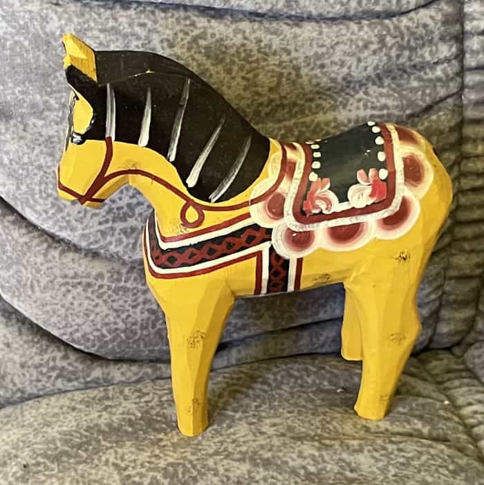 Vintage DALA HORSE β 4.5 inch. - Leksand split ears Swedish