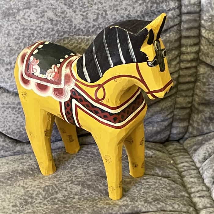 Vintage DALA HORSE β 4.5 inch. - Leksand split ears Swedish - Image 3