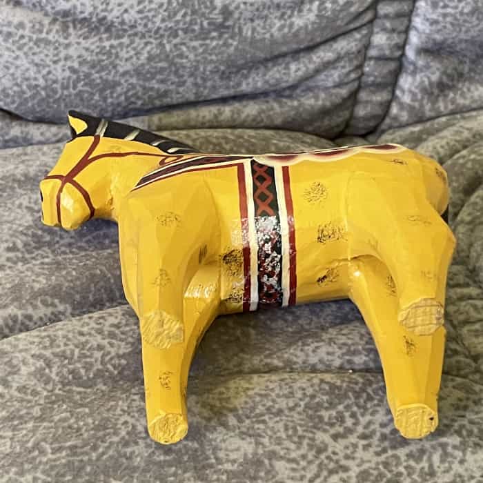 Vintage DALA HORSE β 4.5 inch. - Leksand split ears Swedish - Image 5