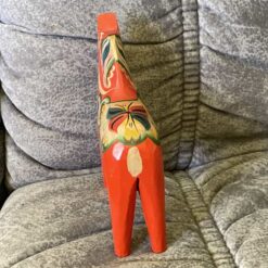 Swedish vintage DALA HORSE – 5 inch. remains of tag - Image 2