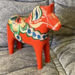 Swedish vintage DALA HORSE – 5 inch. remains of tag - Image 3