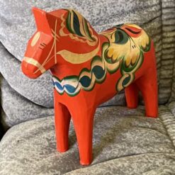 Swedish vintage DALA HORSE – 5 inch. remains of tag - Image 4