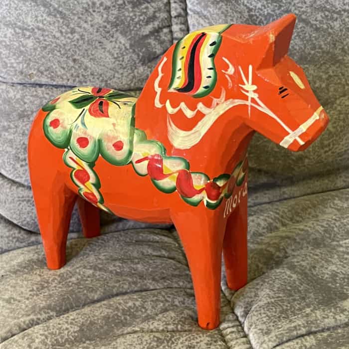 Swedish vintage DALA HORSE – 7 inch Mora - Image 3