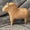 Unpainted DALA HORSE – 3 inch. GRAINS