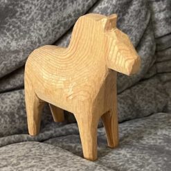 Unpainted DALA HORSE – 3 inch. GRAINS - Image 3