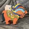 Swedish  DALA HORSE- 2.3 inch - Sundborn – Rare signed, like NEW