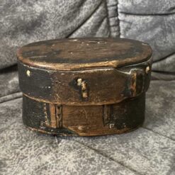 Swedish old small cute TINA BOX "svepask" – dated 1850 patina