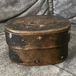 Swedish old small cute TINA BOX "svepask" – dated 1850 patina - Image 3