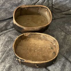 Swedish old small cute TINA BOX "svepask" – dated 1850 patina - Image 7