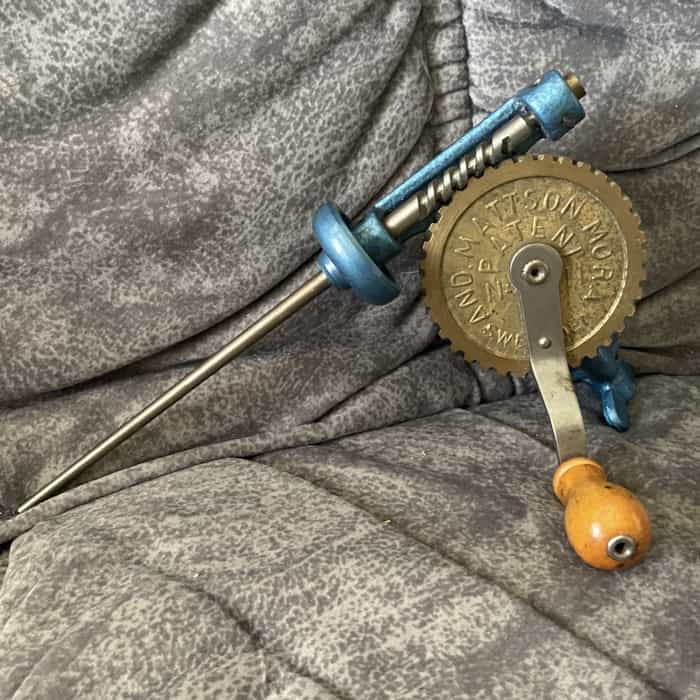 Swedish BOBBIN WINDER - made by And. Mattson Mora