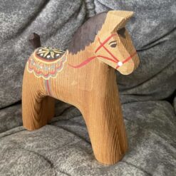 'Swedish DALA HORSE – 5.9 inch  ''Falu Horse'' signed dated TAG' - Image 3