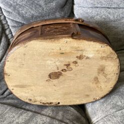 A beautiful TINA BOX "svepask" - kurbits painted Leksand Swedish - Image 6